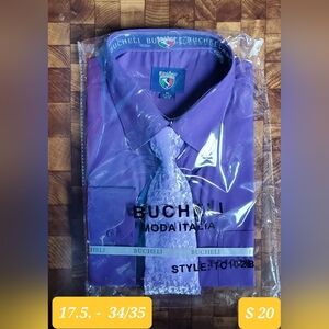 Purple Dress Shirt for Men
